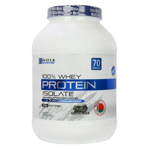 پودر وی پروتئین ایزوله شکلات استلا نوتریشن - 2270 گرم