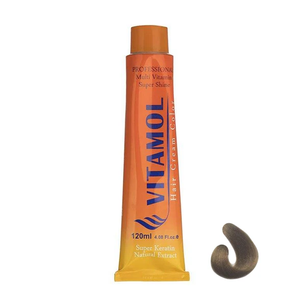 رنگ مو ویتامول شماره 8.00 حجم 120 میلی لیتر رنگ بلوند خیلی روشن قوی 