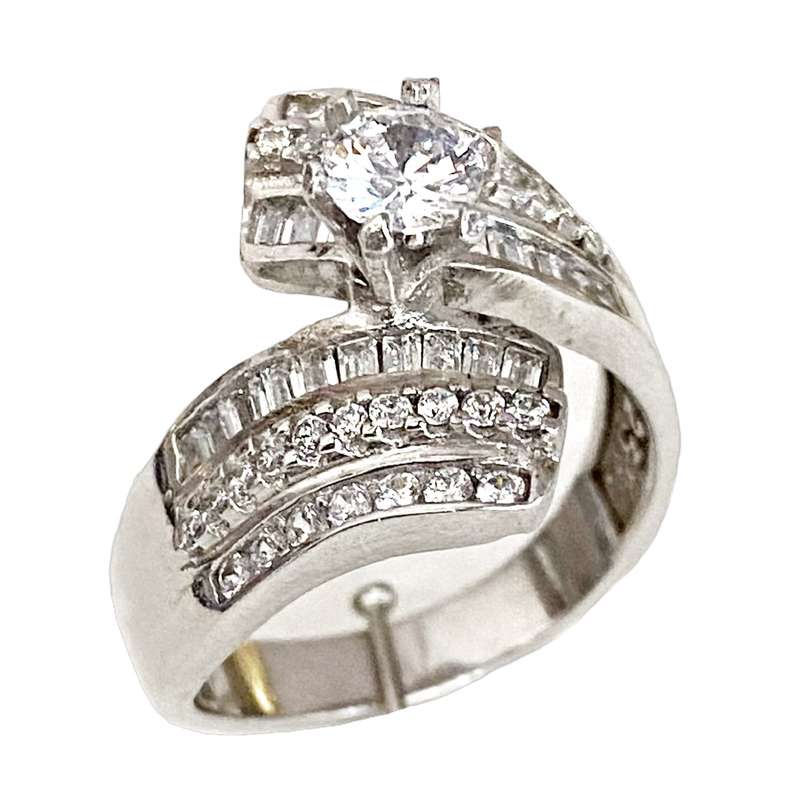 انگشتر نقره زنانه مدل 0121