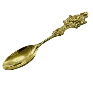  قاشق آجیل خوری برنجی کد 120