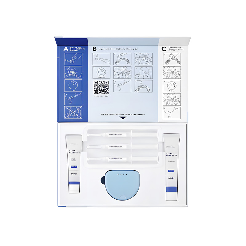کیت بلیچینگ کاوکس مدل خانگی 3 مرحله ای Masterkit کیت بلیچینگ کاوکس مدل خانگی 3 مرحله ای Masterkit