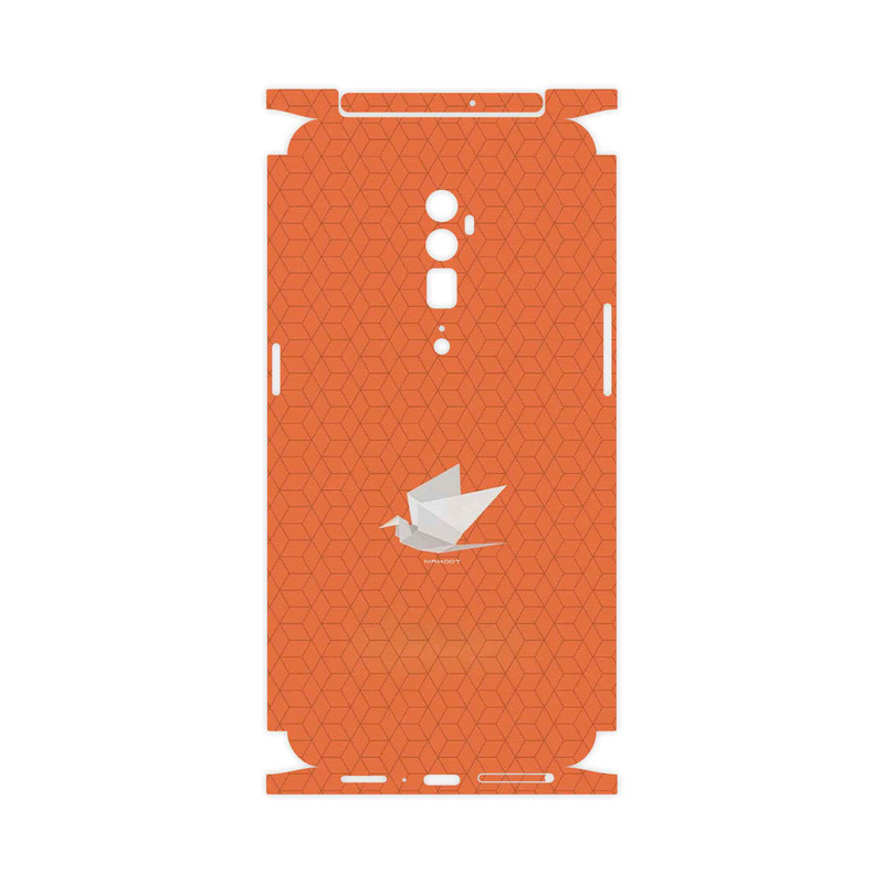 برچسب پوششی ماهوت مدل Minimalist origami bird-FullSkin مناسب برای گوشی موبایل اپو RENO 10X
