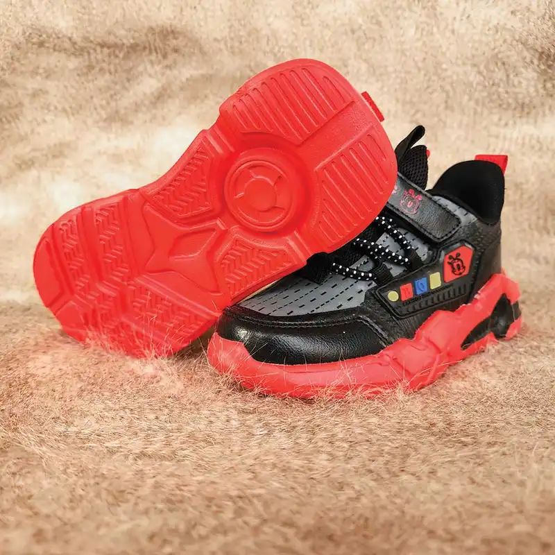 کفش مخصوص پیاده روی بچگانه بابداگ مدل BDQ-LiQ-BlkRQ-146006