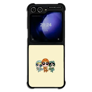 AKAM AMCWSGZFLIP5-POWERPUFF GIRLS14 Cover For Samsung Galaxy Z Flip 5
