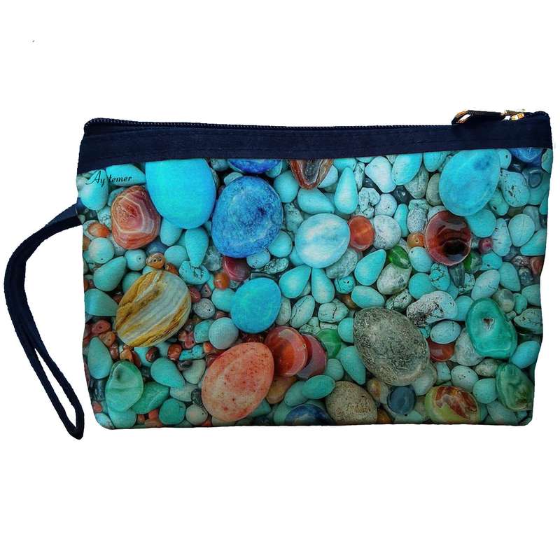 کیف لوازم آرایش زنانه آی تمر مدل سنگ کد 205