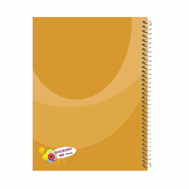 دفتر مشق 80 برگ گلبرگ طرح ساده کد 2611