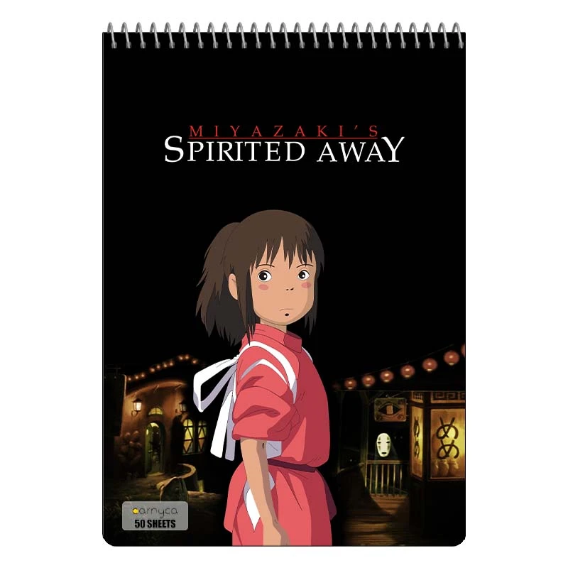 دفتر نقاشی 50 برگ سیمی کارنیکا طرح شهر ارواح Spirited Away کد 34856