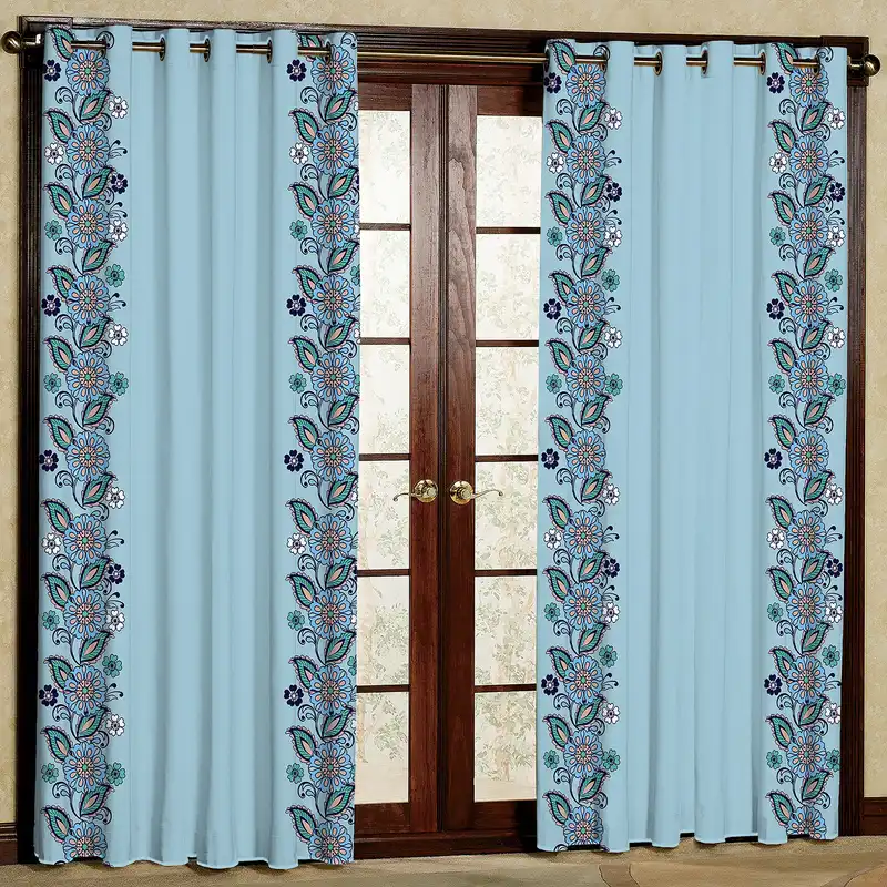 پرده مدل مخمل پانچی کد 1290T2 سایز 200x140 سانتی متر