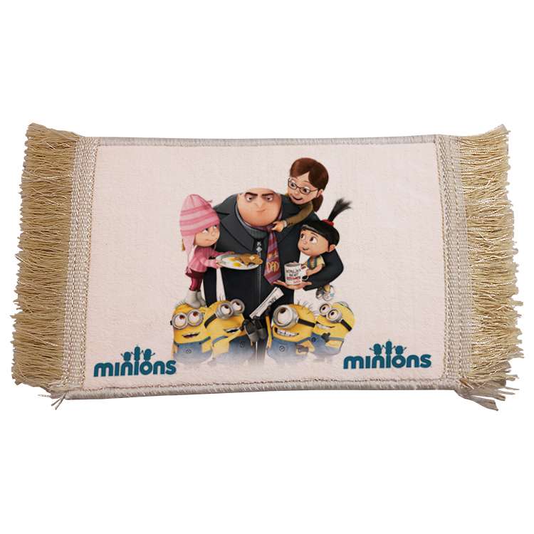 فرش ماشینی دیوارکوب مدل مینیون کد 73