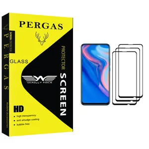Waily Nice Pergas Glass Screen Protector For Huawei Y9 Prime 2019 Pack Of 3