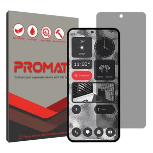 Promate Resistant model privacy screen protector suitable for Nothing Phone 2 mobile phone