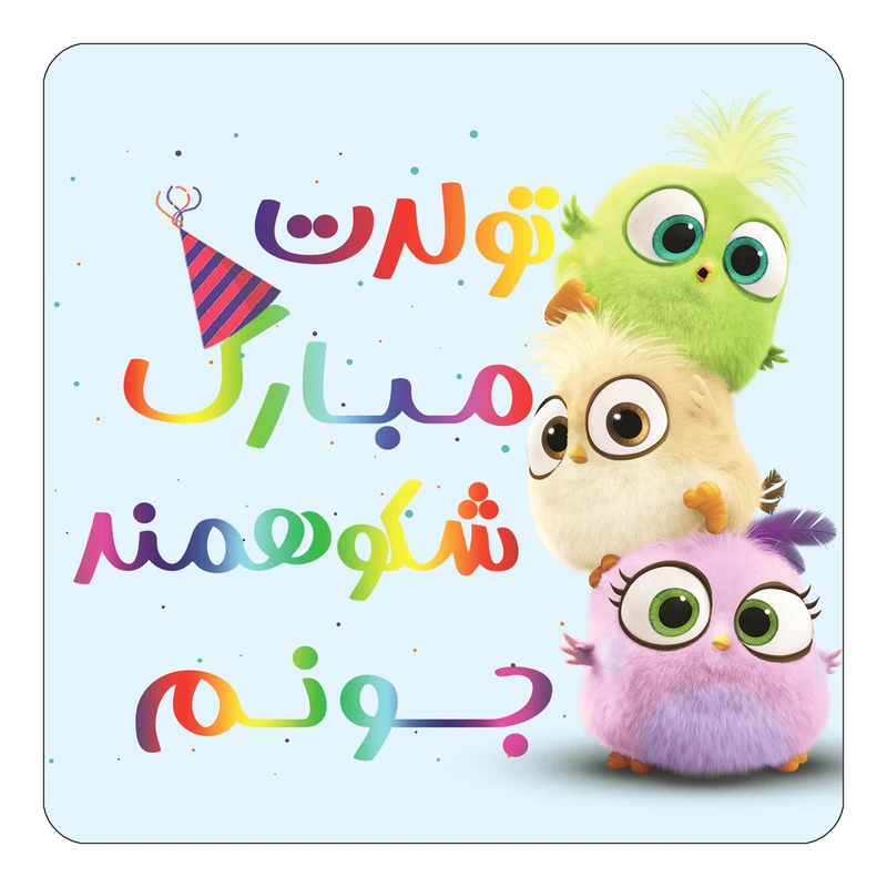 مگنت کاکتی طرح تولد شکوهمند مدل پرندگان خشمگین Angry Birds کد mg59646