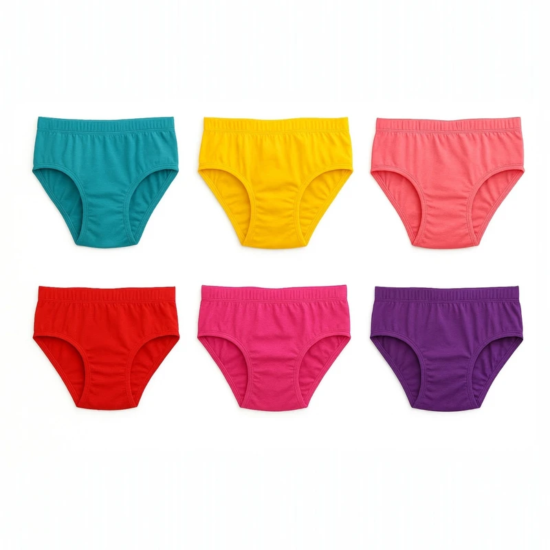 شورت زنانه مدل رنگی کد 115 بسته 6 عددی