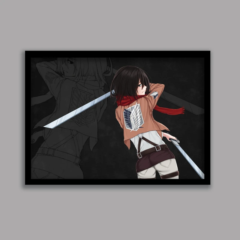 تابلو مدل انیمه اتک آن تایتان Attack on Titan کد LA-G10412-2