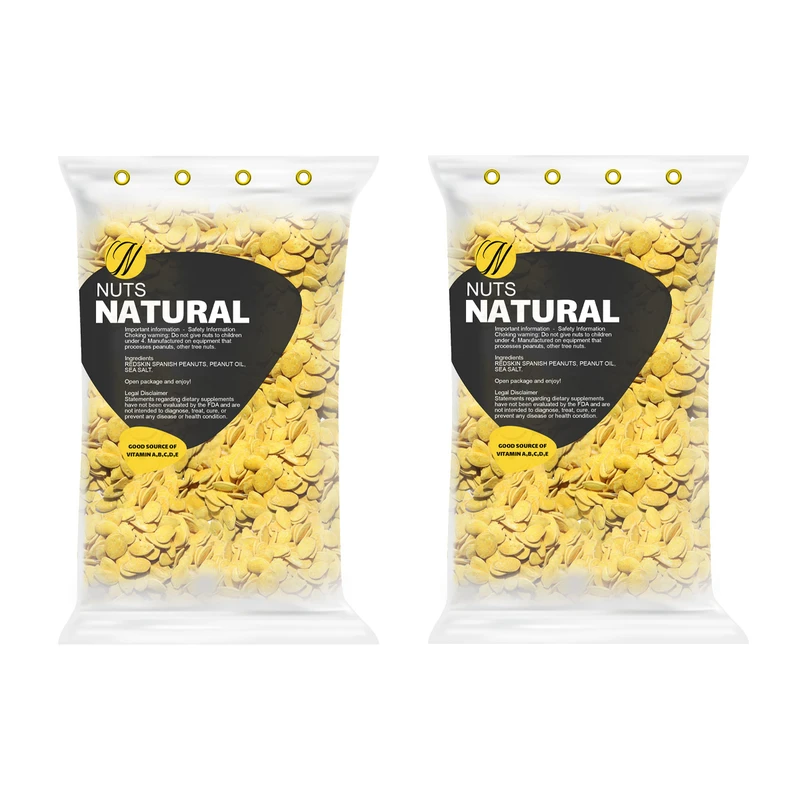 تخمه کدو مرمری شور نچرال - 1 کیلوگرم بسته 2 عددی 