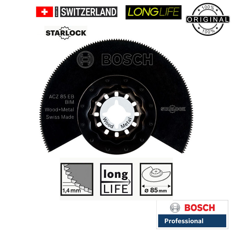 تیغ اره همه کاره بوش مدل Box Starlock 2608664131 مجموعه 5 عددی