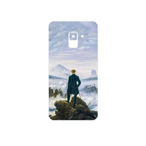 MAHOOT Wanderer above the Sea of Fog Cover Sticker for Samsung Galaxy A8 2018