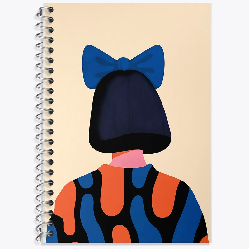 دفتر نت موسیقی 50 برگ خندالو طرح دخترانه کد F7606