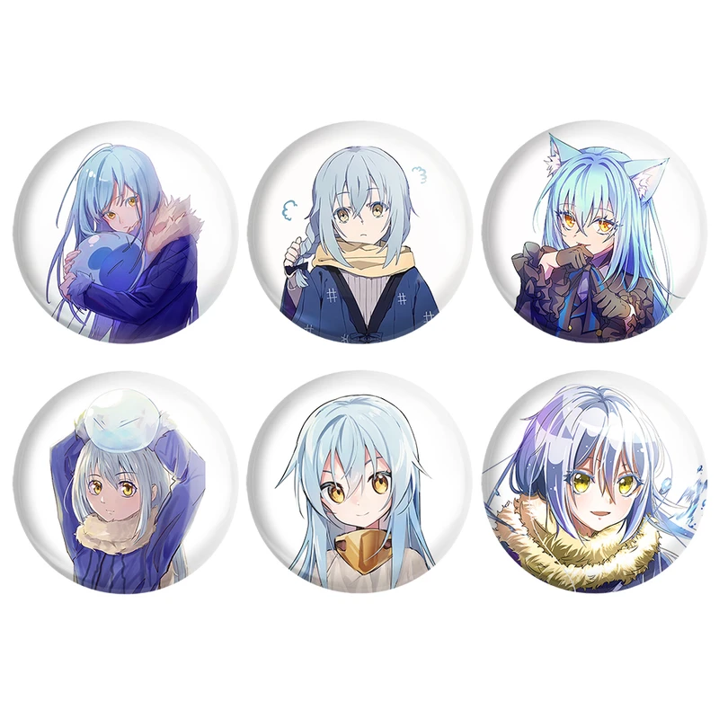 مگنت خندالو طرح انیمه اسلایم کد 801A مجموعه 6 عددی