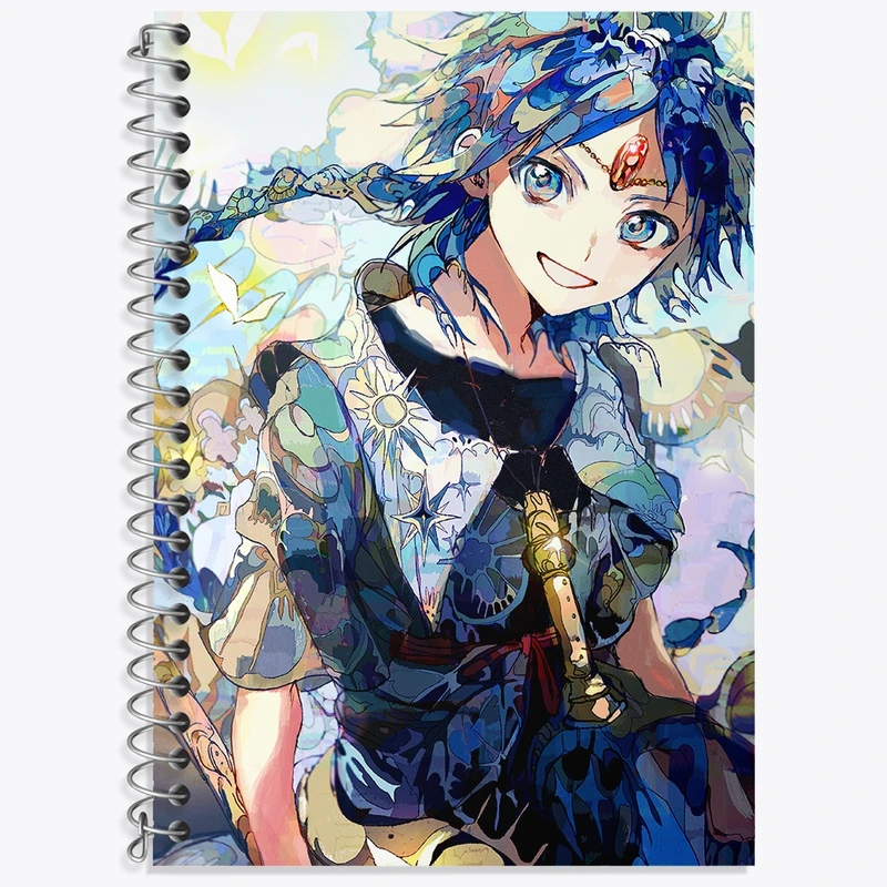 دفتر لغت 50 برگ خندالو طرح علائدین انیمه ماگی هزارتوی سحر و جادو کد 36073