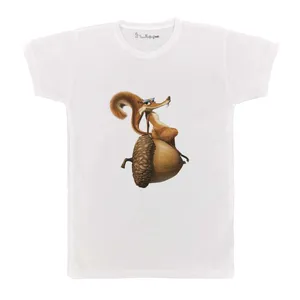 تی شرت بچگانه پرمانه طرح عصر یخبندان کد pmt.1490