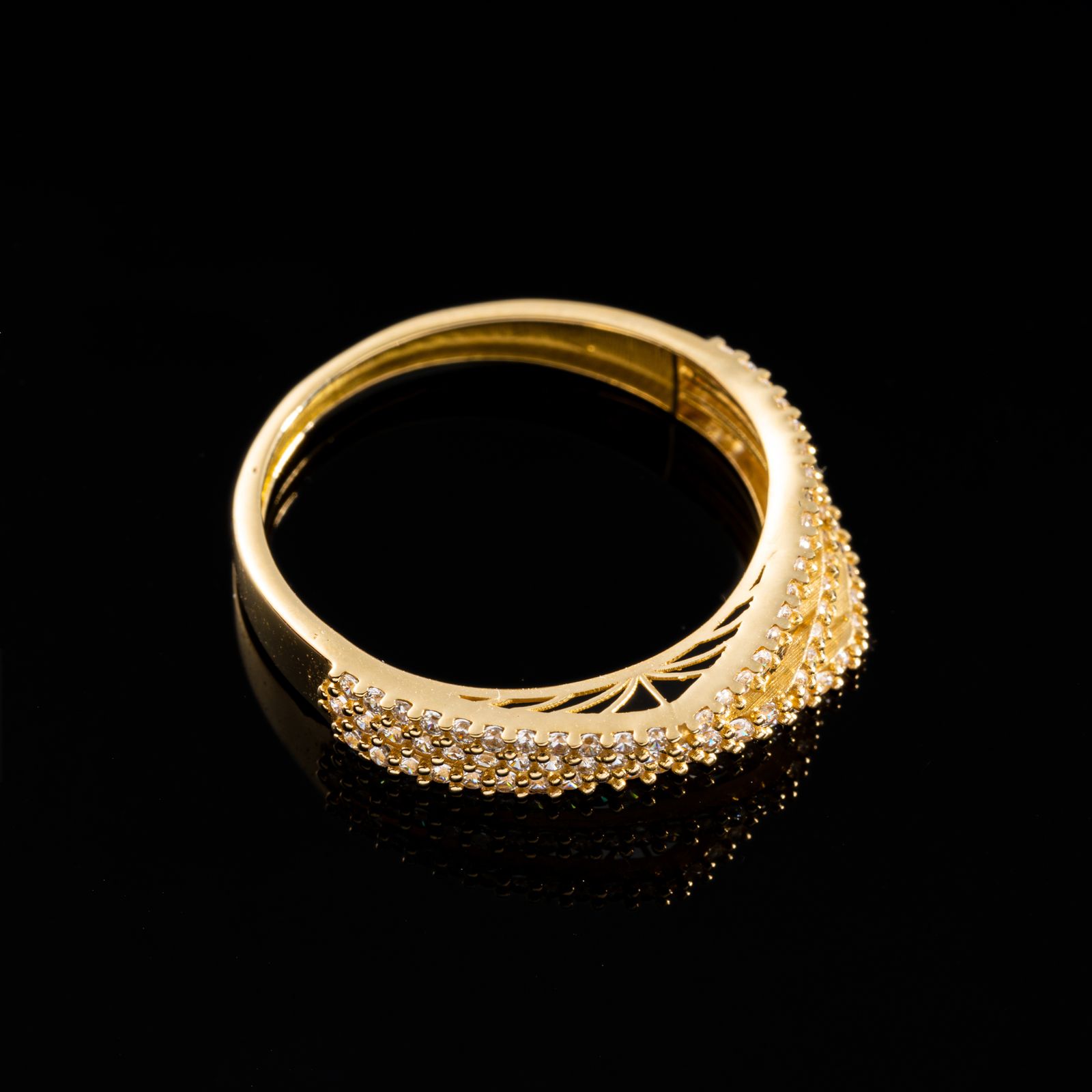 انگشتر طلا 18 عیار زنانه جواهری سون مدل 2725 - - 2