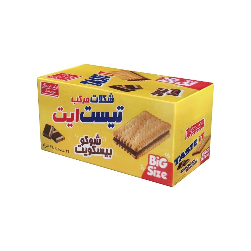 شوکو بیسکوئیت تیست ایت شیرین عسل بسته 24 عددی