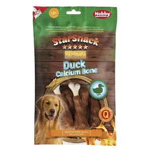 تشویقی سگ نوبی مدل ران مرغی طعم اردک وزن 113 گرم