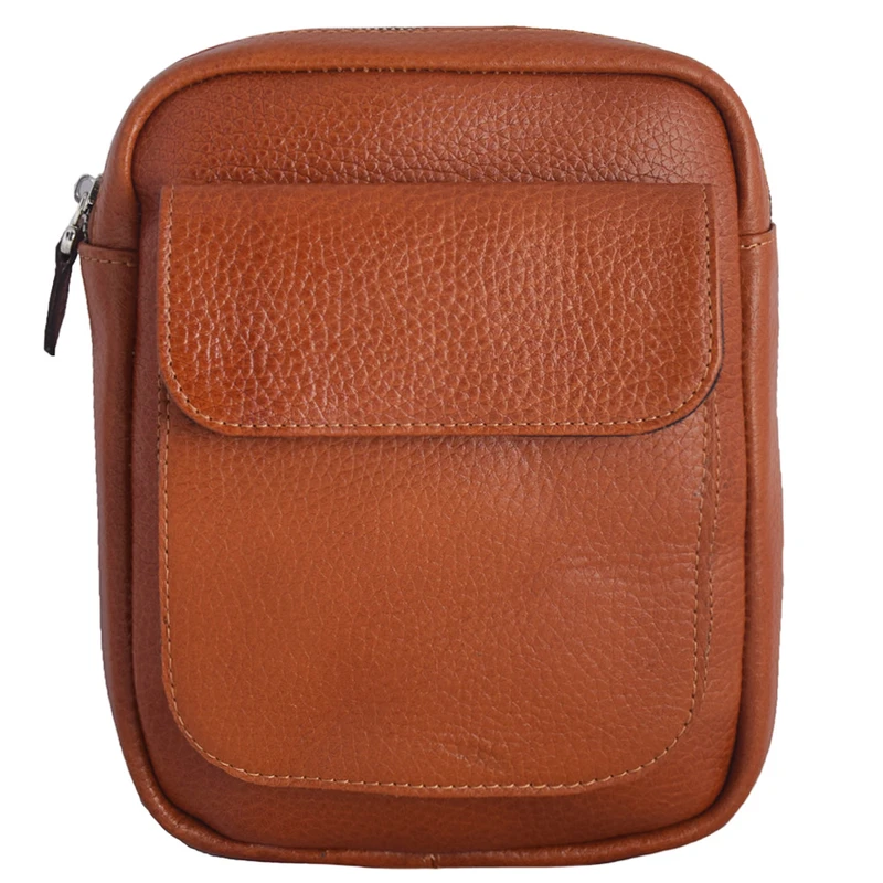 کیف کراس بادی مردانه مدل  چرم طبیعی کد 708V