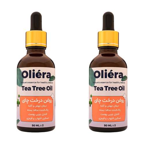 روغن درخت چای اُلیئرا مدل A حجم 100 میلی لیتر بسته 2 عددی
