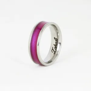 انگشتر زنانه مدل مدل مینا شاین رنگ بنفش