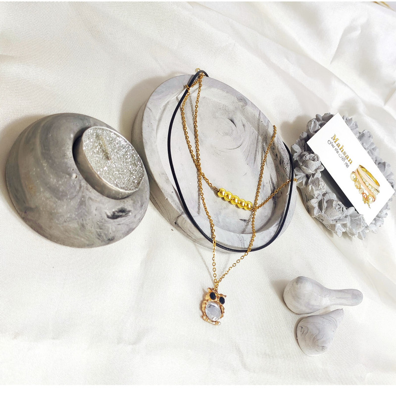 گردنبند دخترانه مدل جغد گردنبند دخترانه مدل جغد