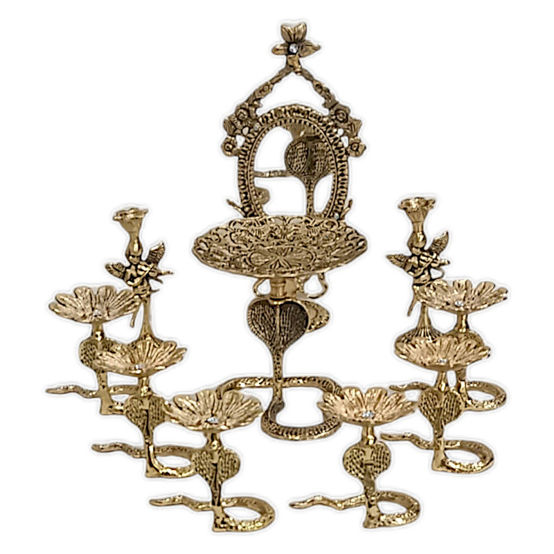 مجموعه ظروف هفت سین 10 پارچه مدل مار کد H-1316