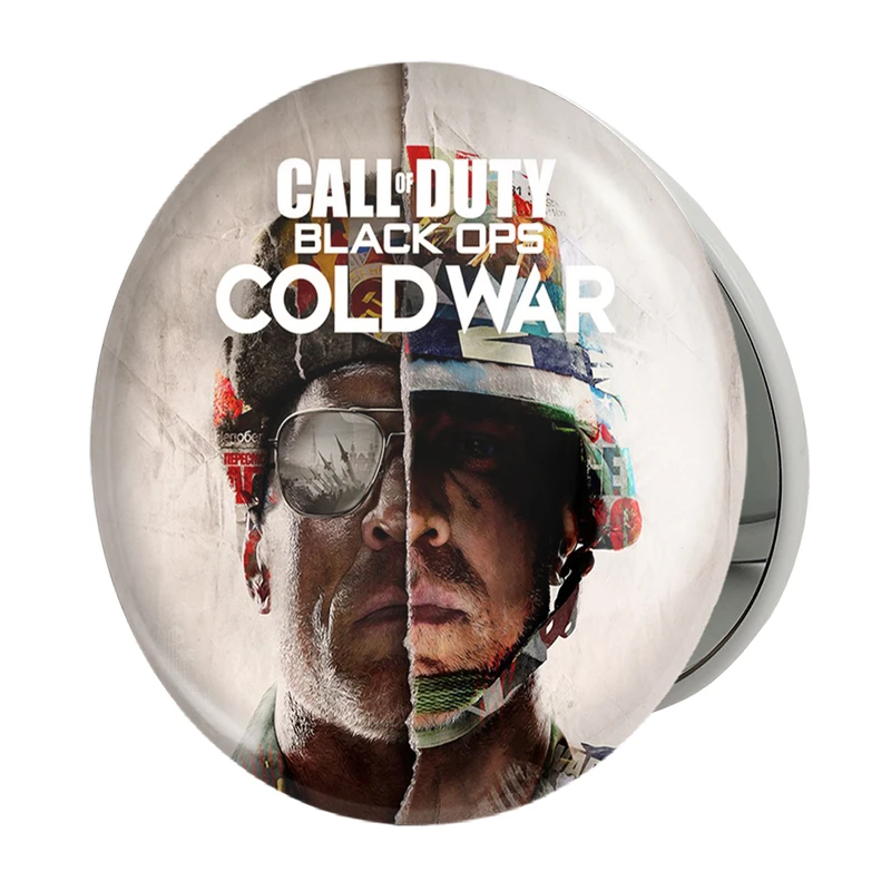 آینه جیبی خندالو طرح کاور رسمی بلک اپس کلد وار ندای وظیفه Call of duty مدل تاشو کد 30792
