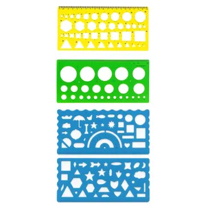 شابلون مدل ژله ای دایره و اشکال هندسی و دوبل بسته 4 عددی