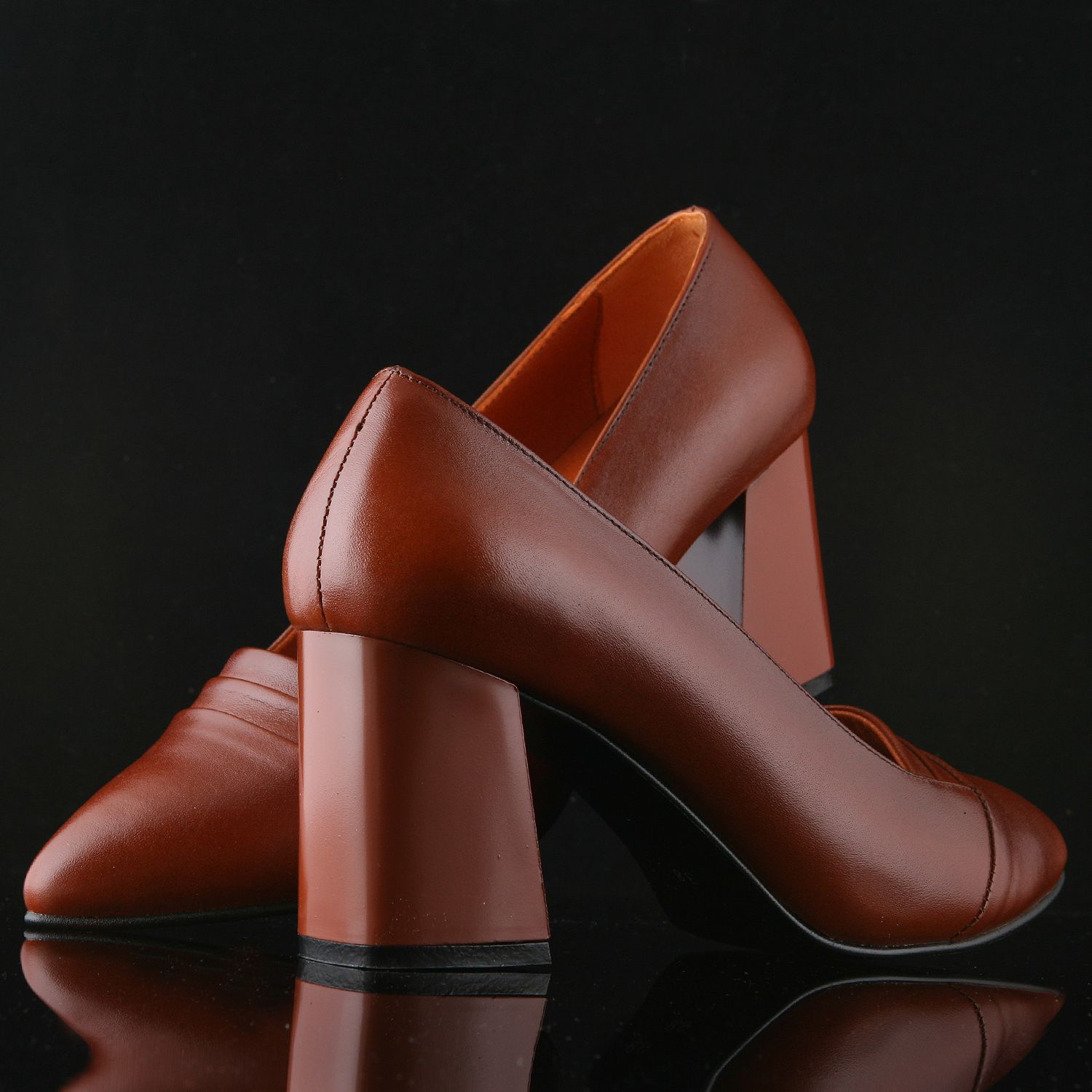 کفش زنانه چرم یلسان مدل  تارا کد Asl-TRA-613-GN -  - 8