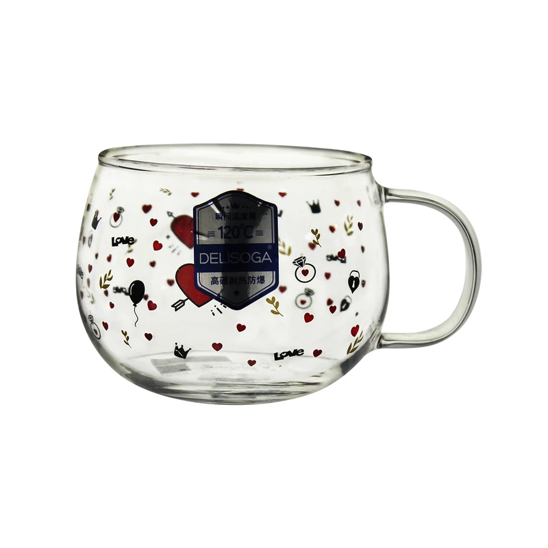 لیوان دلی سوگا مدل قلبی کد B26T 