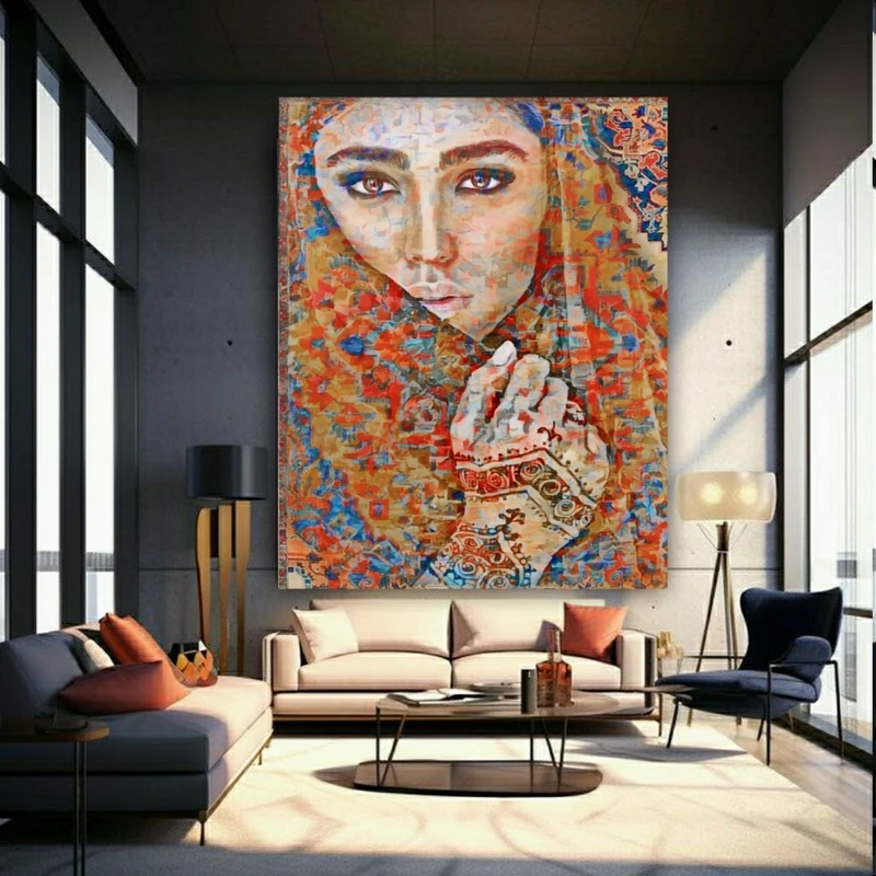 تابلو بوم طرح دختر کد FP103984