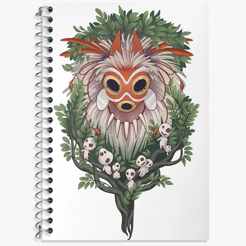 دفتر لغت 50 برگ خندالو طرح سان و کوداما انیمه پرنسس مونونوکه کد 34080