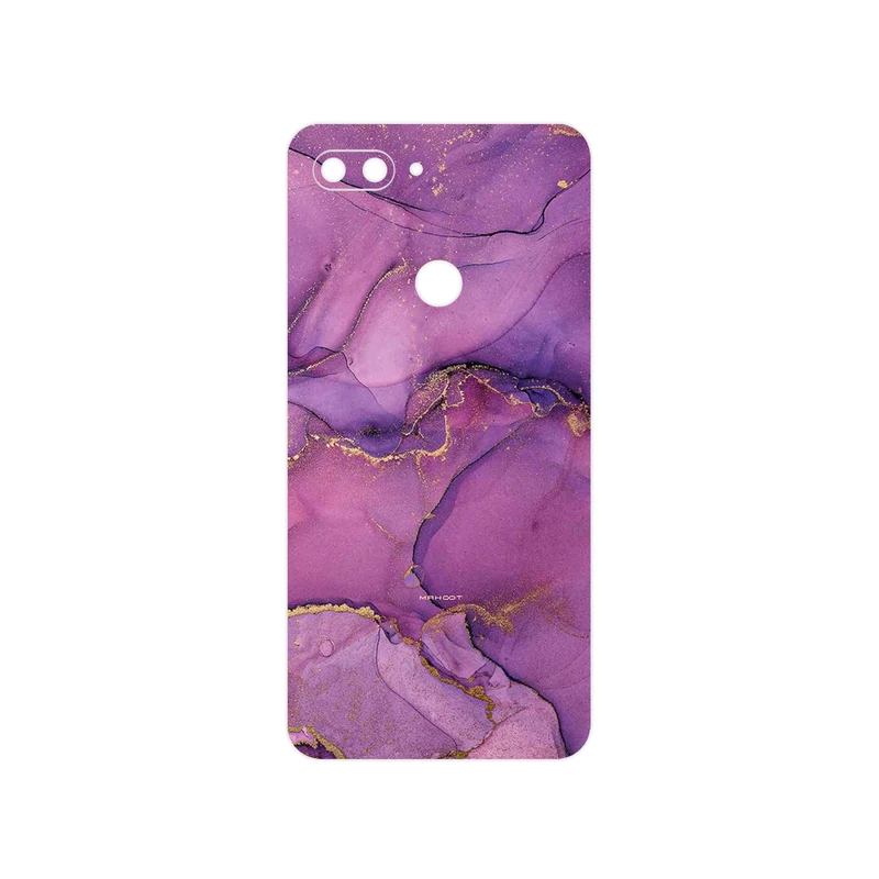 برچسب پوششی ماهوت مدل Purple Marble مناسب برای گوشی موبایل شیائومی Mi 8 Lite