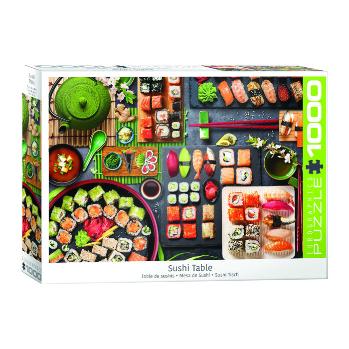 پازل 1000 تکه یوروگرافیکس پازلز مدل Sushi Table كد 60005618