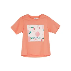 تی شرت آستین کوتاه دخترانه مدل جین وست کد 02673552