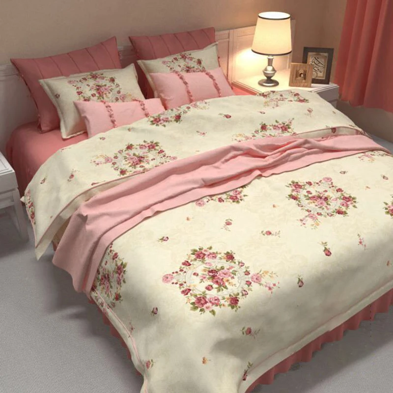 سرویس ملحفه اِسپی توره مدل شعله کد ET - 36 دو نفره 4 تکه