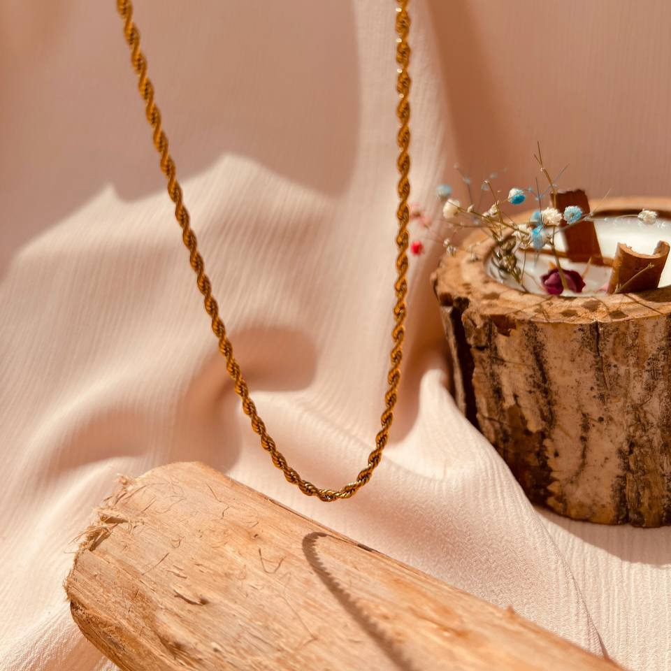 زنجیر زنانه مدل طنابی