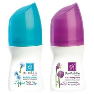رول ضد تعریق زنانه مای مدل Violet and Lotus حجم 50 میلی لیتر مجموعه 2 عددی