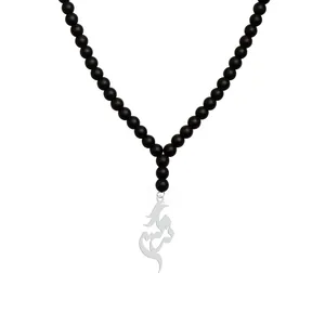 گردنبند نقره زنانه هایکا مدل نرگس n.ha1 - 496