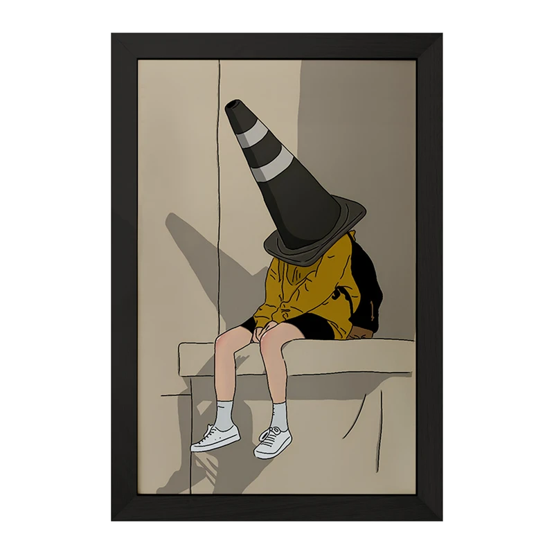 تابلو خندالو مدل پسرانه مینیمال کد F3243