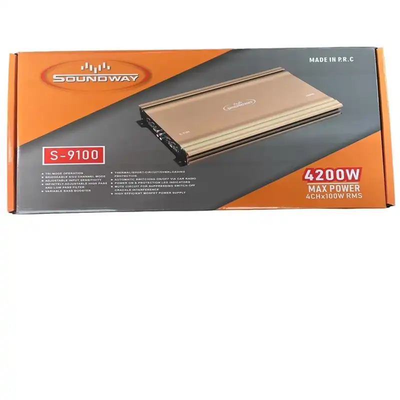 آمپلی فایر خودرو مدل SOUNDWAY_S9100