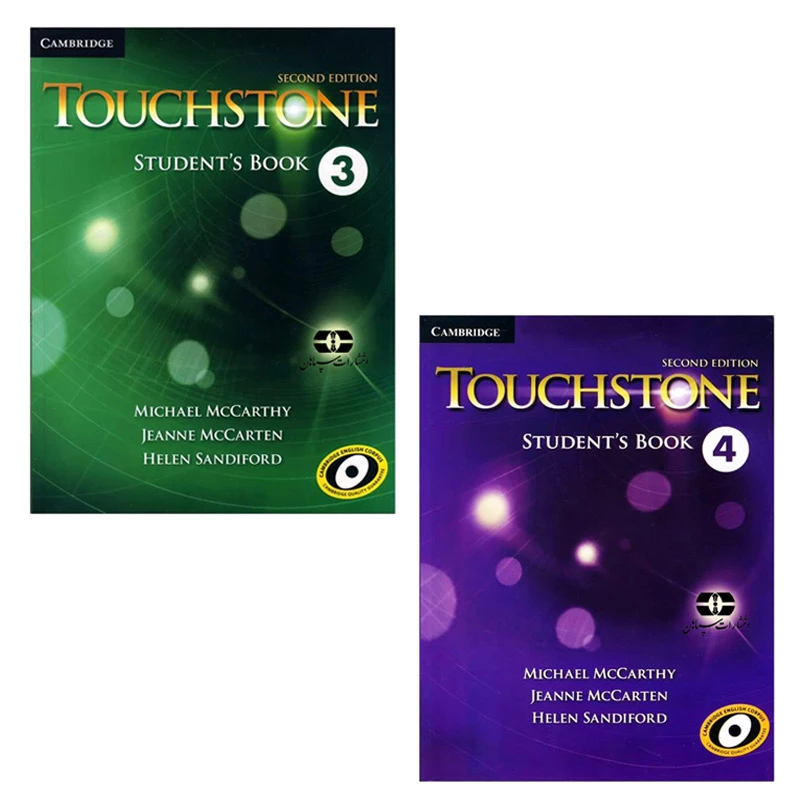 کتاب Touchstone 3 and 4 اثر Michael McCarthy،Jeanne McCarten،Helen Sandiford انتشارات سپاهان دو جلدی