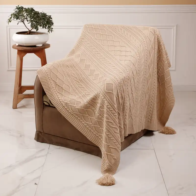 شال مبل و تخت مدل دیانا کد 11 سایز 140x170 سانتی متر